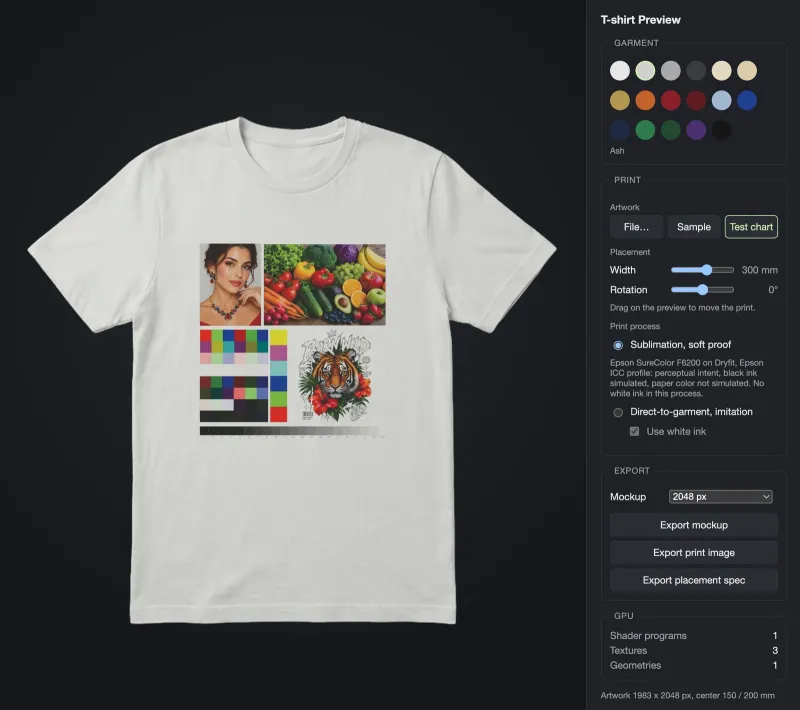 T-shirt Preview